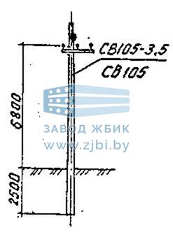 Подсечные опоры ПС 10-1