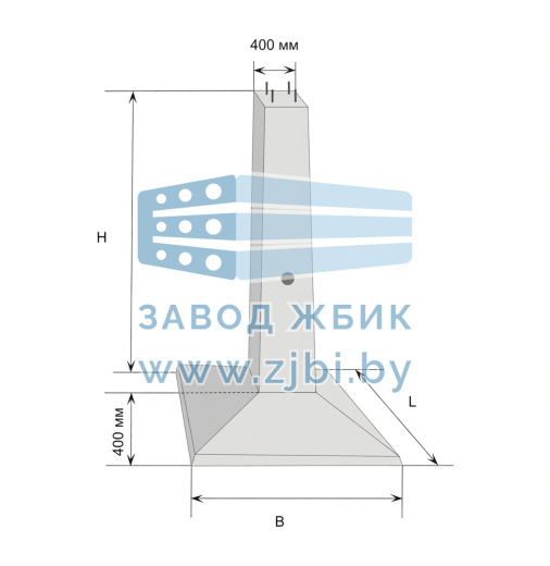 Фундаменты грибовидные Ф 18.18