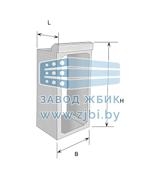 Блок № 106 (ЗП 37) под прямоугольные звенья