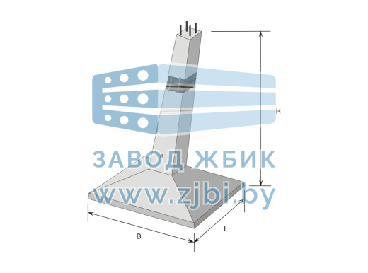 Фундаменты укороченные ФПБ 5 А5