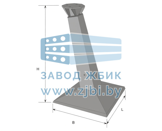 Фундаменты опор Ф 5 А5