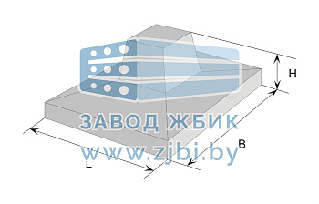 Малозаглубленный фундамент МФ 1.3-1.5-0