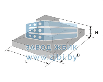 Малозаглубленный фундамент МФ 1.3-2.2-1/5