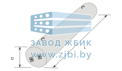 Фундаменты цилиндрические ФТ 34-102