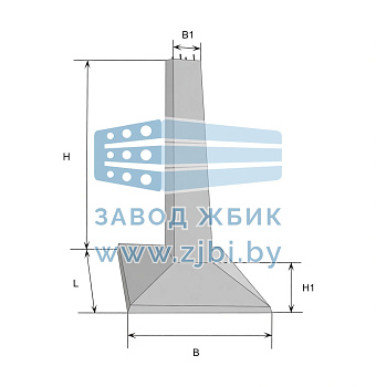 Грибовидные подножники Ф 1-1/10