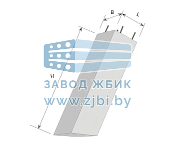 Стойка фундамента СФ 5 б