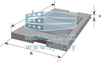 Плита лотка типа III H 0.65 и H 0.85