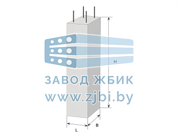 Стойка фундамента СФ 1-Н