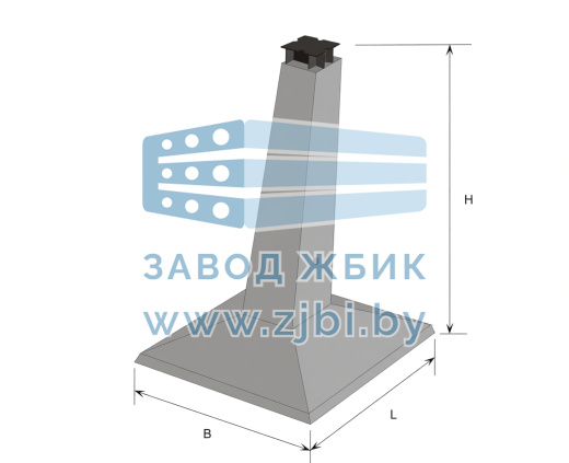 Фундаменты опор Ф 3 А5м