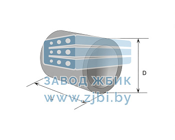 Блок № 13 ( ЗК 4-100) под цилиндрические звенья