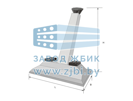 Фундаменты опор Ф 6 А5